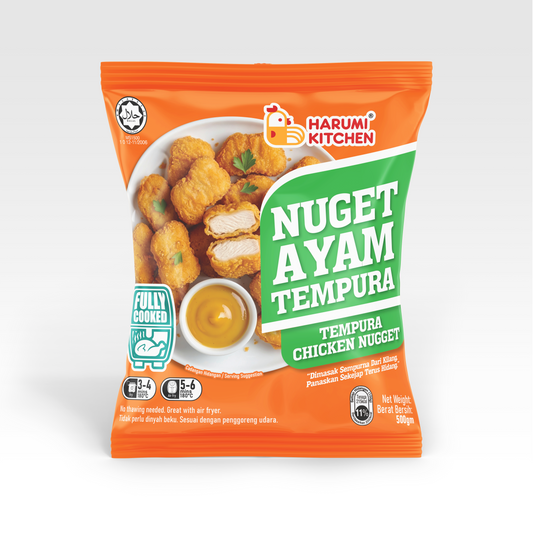 Nuget Ayam Tempura/Tempura Chicken Nugget (500gm) Harumi Kitchen Fully Cooked