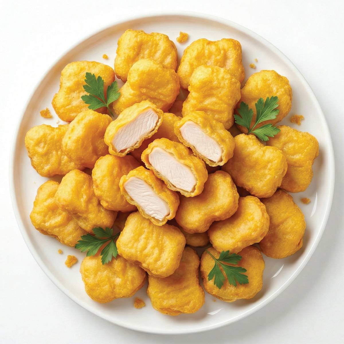 Tempura Chicken Nugget/Nuget Ayam Tempura (1kg) Harumi Signature Fully Cooked