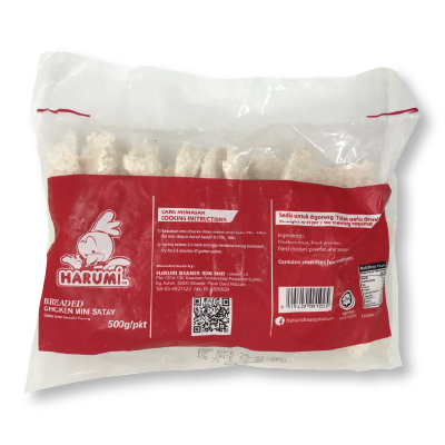 Satay Ayam/Breaded Chicken Mini Satay (500gm) Harumi