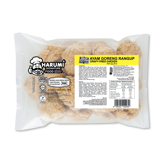 Crispy Fried Chicken/Ayam Goreng Rangup (1kg) Harumi Signature Fully Cooked