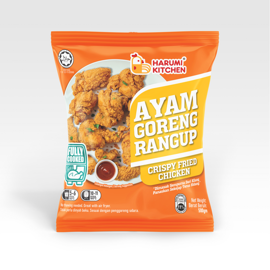 Ayam Goreng Rangup/Cripsy Fried Chicken (500gm) Harumi Kitchen Fully Cooked