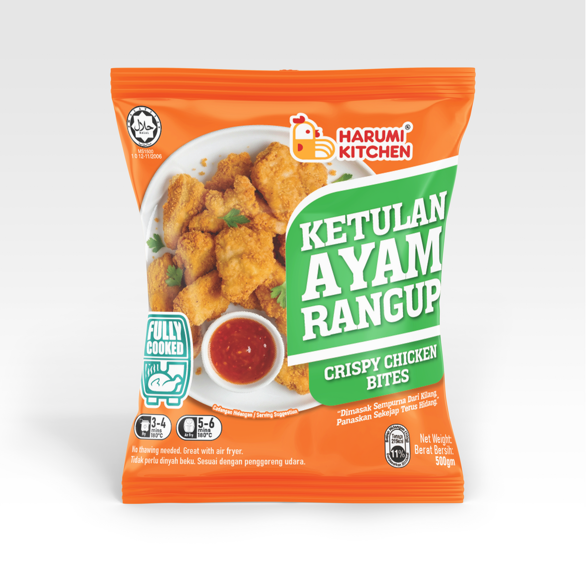 Ketulan Ayam Rangup/Cripsy Chicken Bites (500gm) Harumi Kitchen Fully Cooked