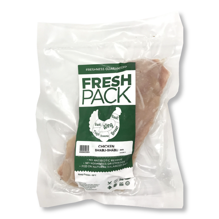 Chicken Shabu Shabu 3mm (200g) FreshPack