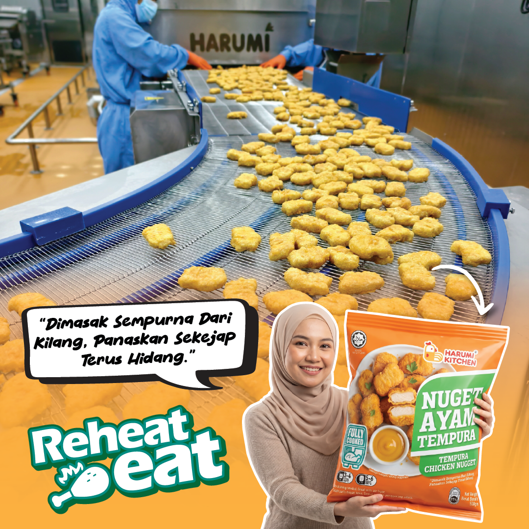 Kepak Ayam Rangup/Crispy Chicken Wings (500gm) Harumi Kitchen Fully Cooked